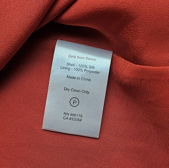 ANTHRO Girls From Savoy Red Goji Plaid Silk Sleeveless Dress Size 4 - Picture 14 of 15